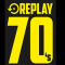 Replay70 logo