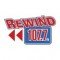 Rewind 107.7 logo