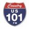 KFLY-FM - US 101 COUNTRY logo
