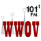 WWOV 101.1 logo