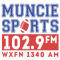 WXFN Muncie's Sports Station logo